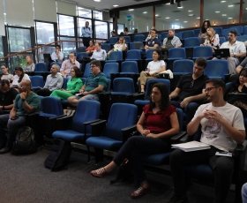 Workshop com representantes internacionais da UnB - Secretaria de Internacionalização (INT). 10/04/2026. Foto: Beto Monteiro/GRE Ascom
